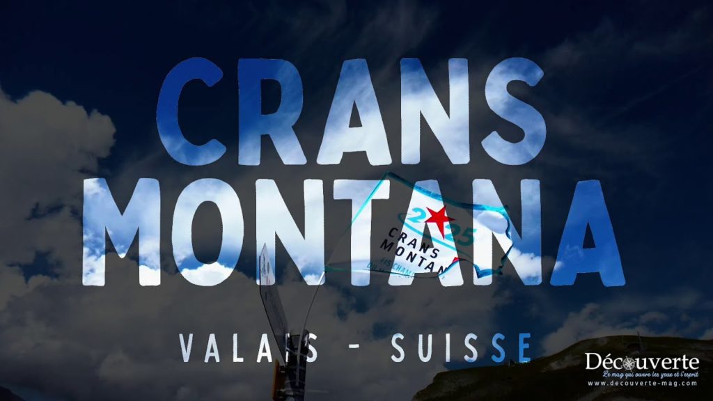 Crans Montana, dans le Valais Suisse, est une station de ski au pied du glacier de la Plaine Morte.