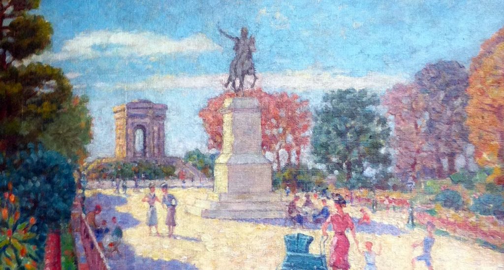 J-L Asté, le jardin des Tuileries