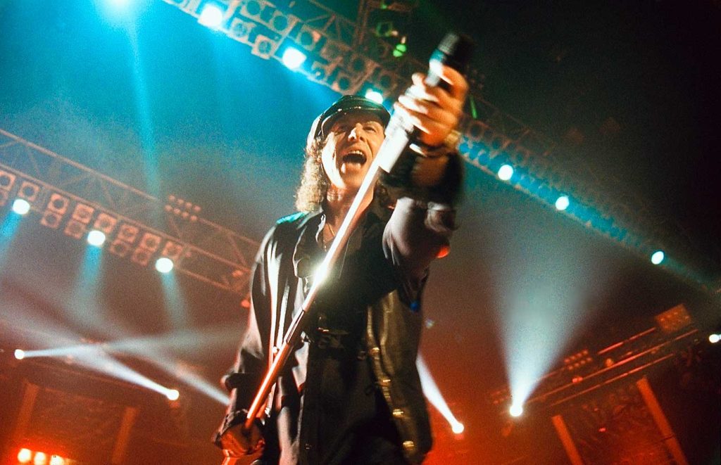 Klaus Meine, chanteur du groupe Scorpions. Photo par Nicolas Kontos.