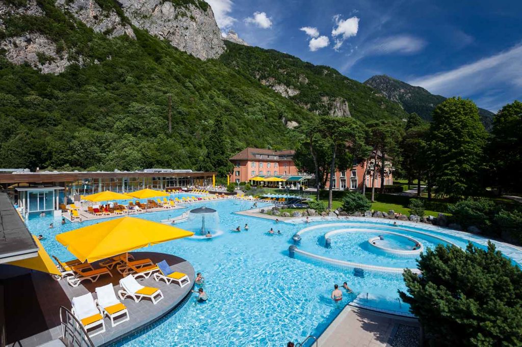 Le Grand Hotel de Lavey-les-Bains en Suisse.