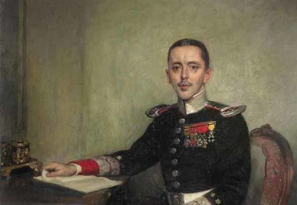Autoportrait de Léon Galand, peintre français.