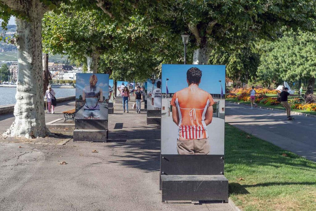 Affiche du Festival Images Vevey 2022 avec le magazine Découverte.