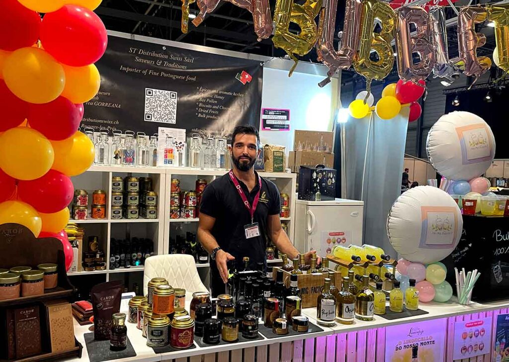 ST DIstribution distribue des produits portugais en Suisse, aux Automnales de Génève.