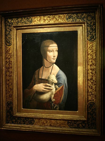 peinture-tableau-leonard-de-vinci-la-dame-à-l-hermine