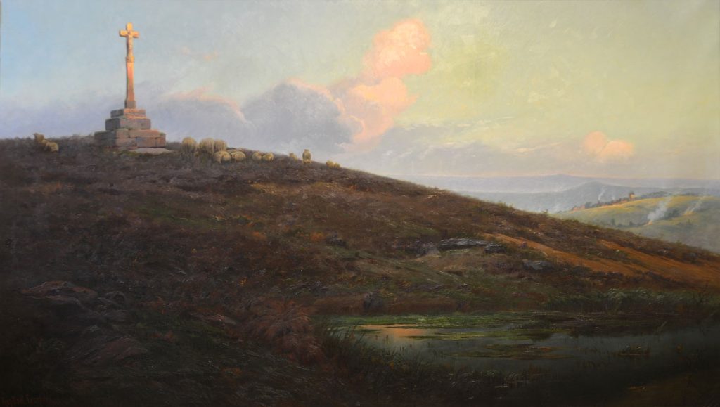 gasperi-peintre-peinture-paysage-croix-colline