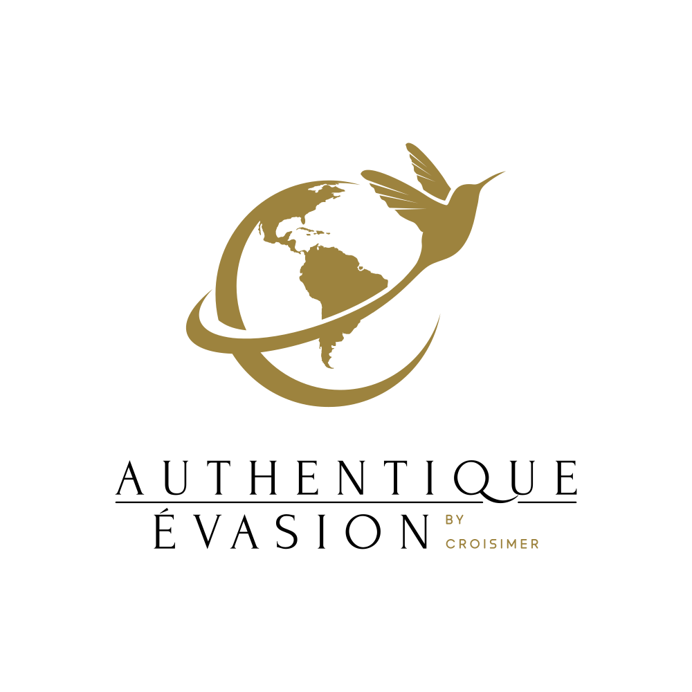 logo authentique évasion doré noir