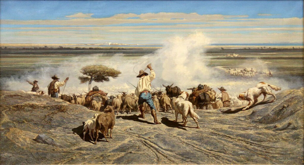 Emile-Loubon-retour-de-troupeau