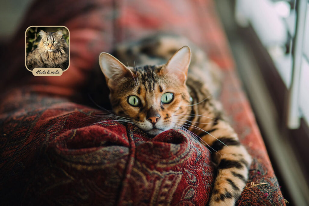 royaume-chats-pacha-caleb-woods-medaillon