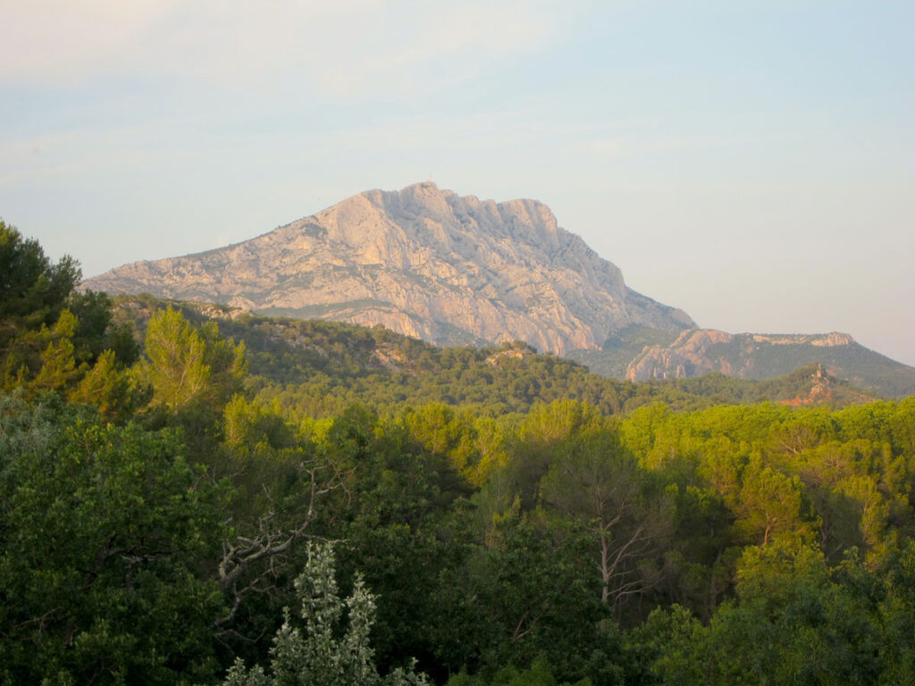 La montagne Sainte-Victoire à Aix-en-Provence