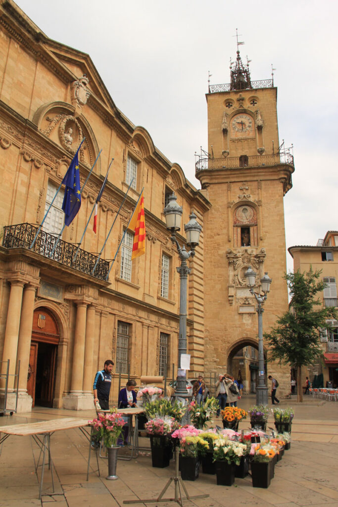 La Tour de l'horloge à Aix-en-Provence