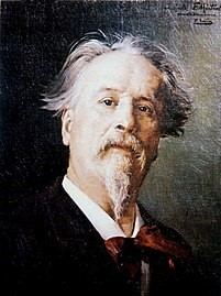 Portrait de Frédéric Mistral, par Paul Saïn (peinture à l’huile)