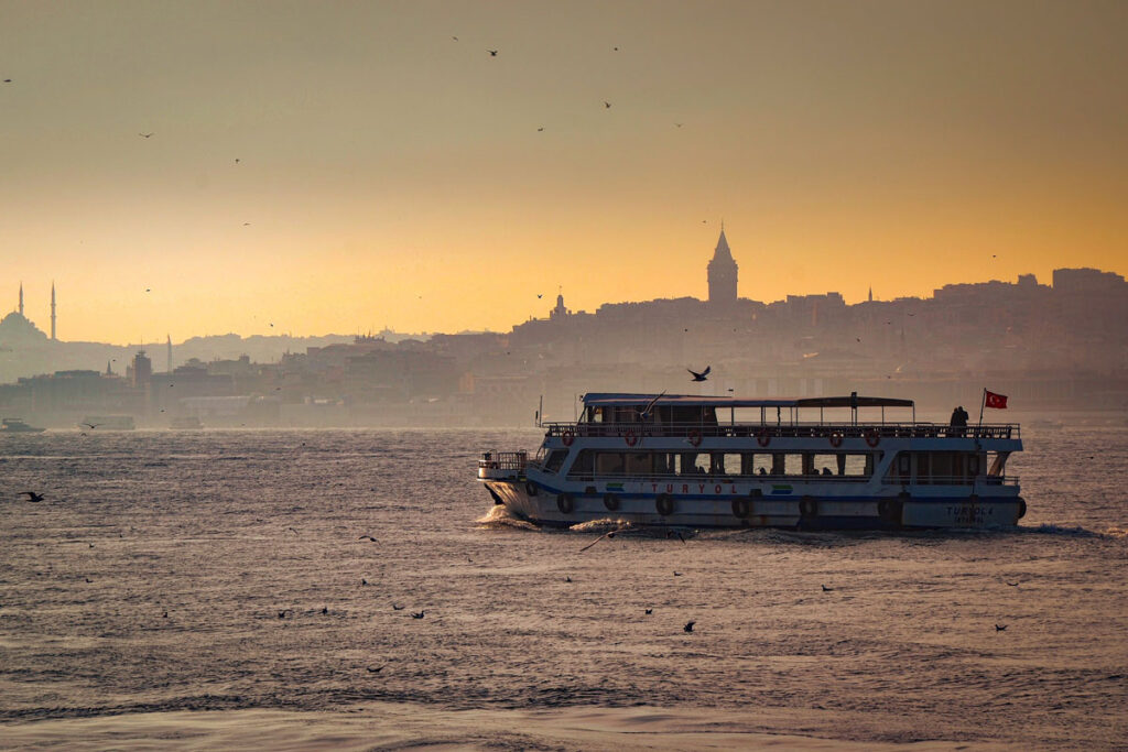 Bateau à Istambul