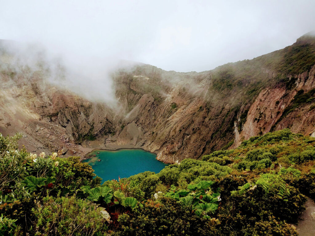 Volcan Irazu au Costa Rica