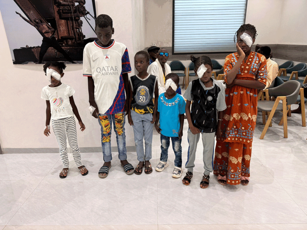 Six enfants opérés le même jour