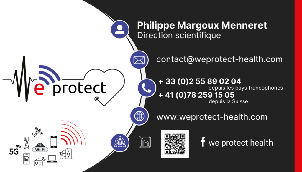 Carte de visite We Protect verso