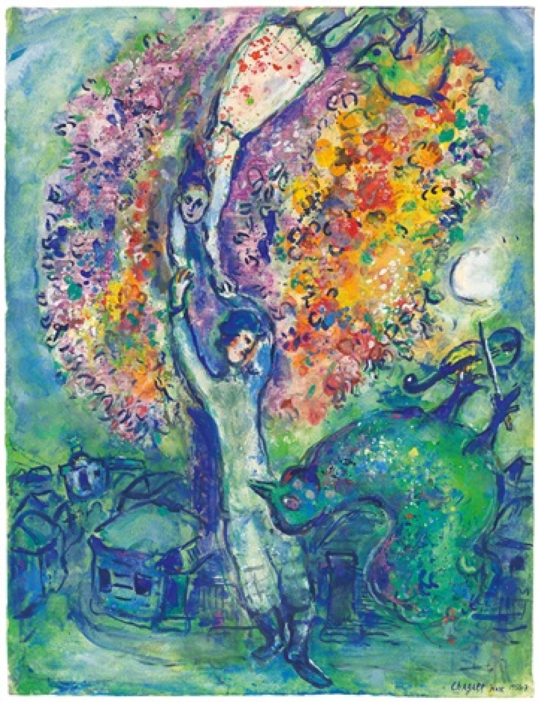 L'œuvre de Marc Chagall, La joie