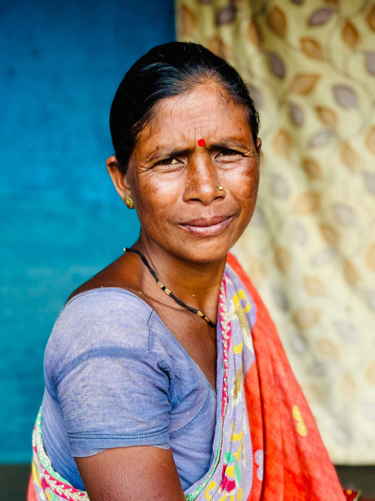 Le regard d'une femme hindoue