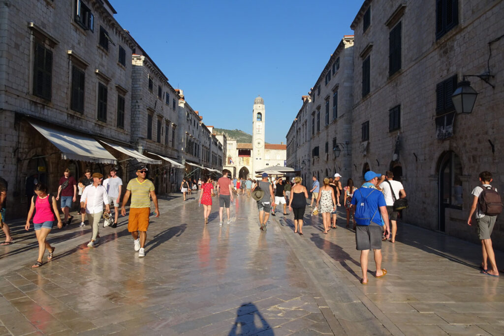 La ville de Dubrovnik en Croatie