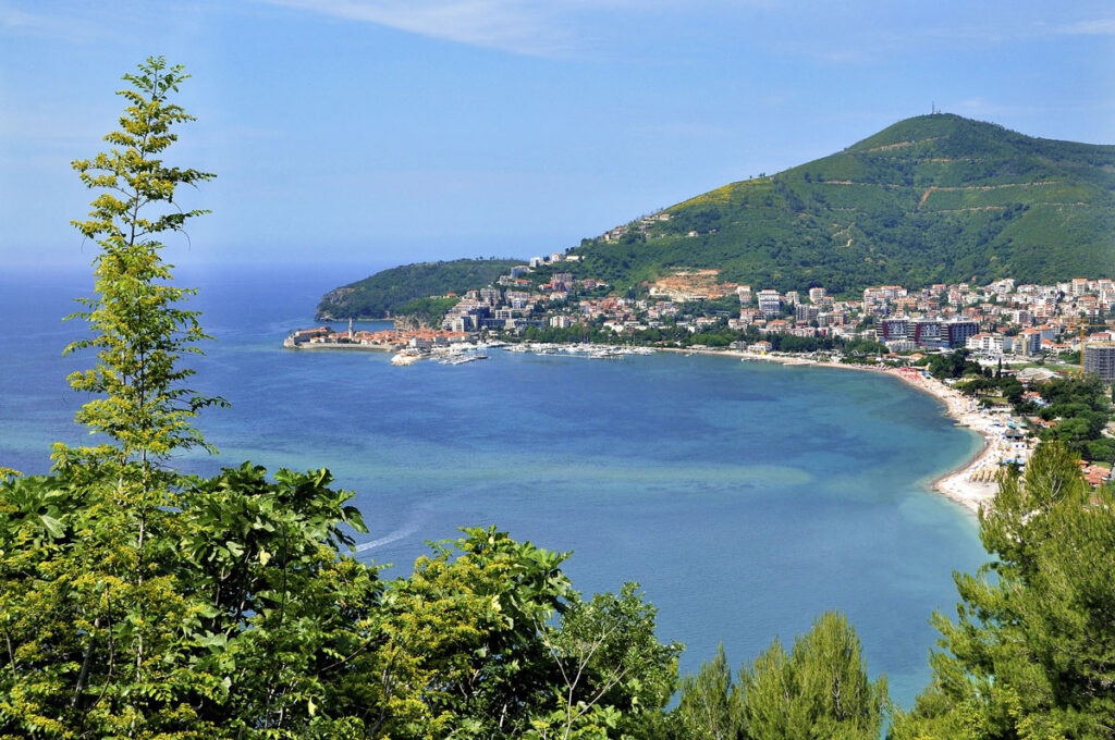 Paysage de Kotor au Montenegro