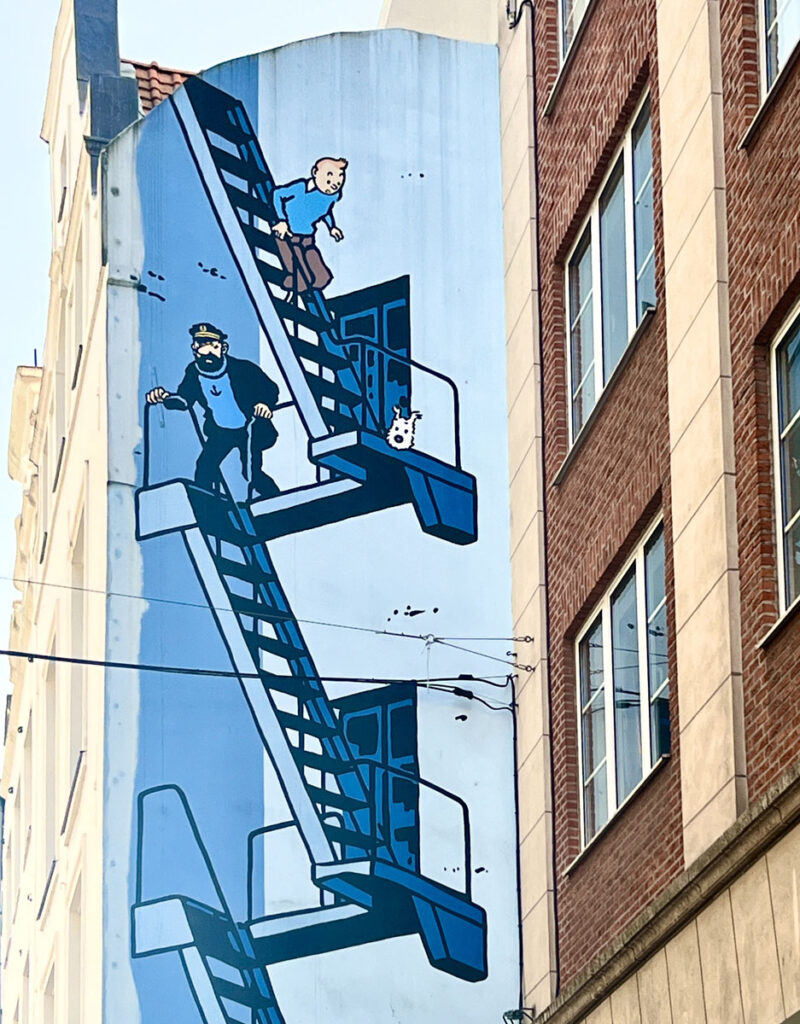 Tintin art de rue