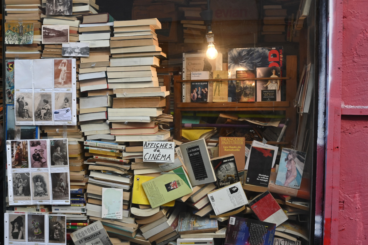 Boutique de libraire atypique