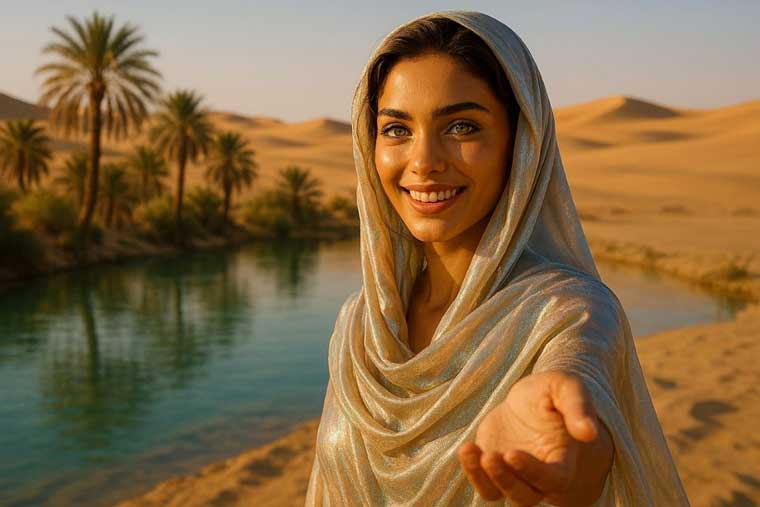 Nour me tendit la main gauche… un geste hors des normes !